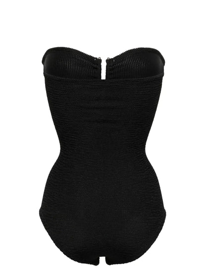 Frida Strapless Seersucker Swimsuit