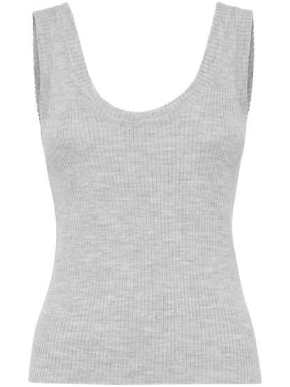 Ribbed-Knit Vest Top
