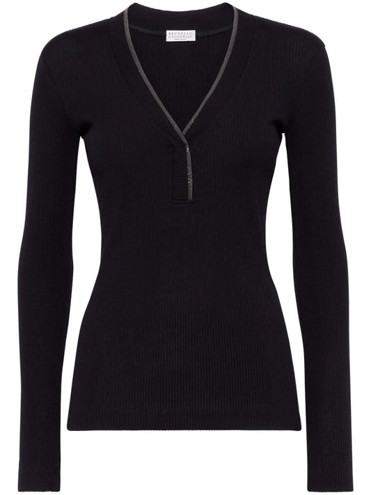 Monili Bead-Embellished Jumper