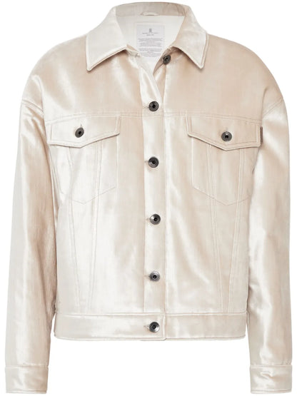 Padded Pearlescent-Finish Jacket