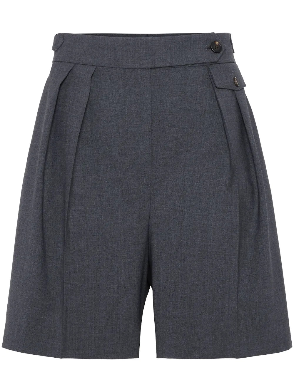 Pleat-Detailing Shorts