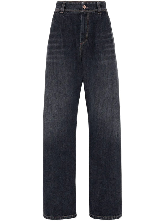 High-Rise Wide-Leg Jeans