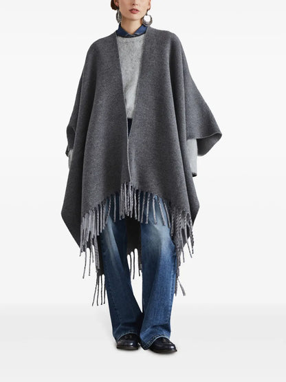 Contrasting-Trim Brushed Jumper