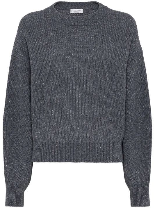 Sequin-Embellished Jumper