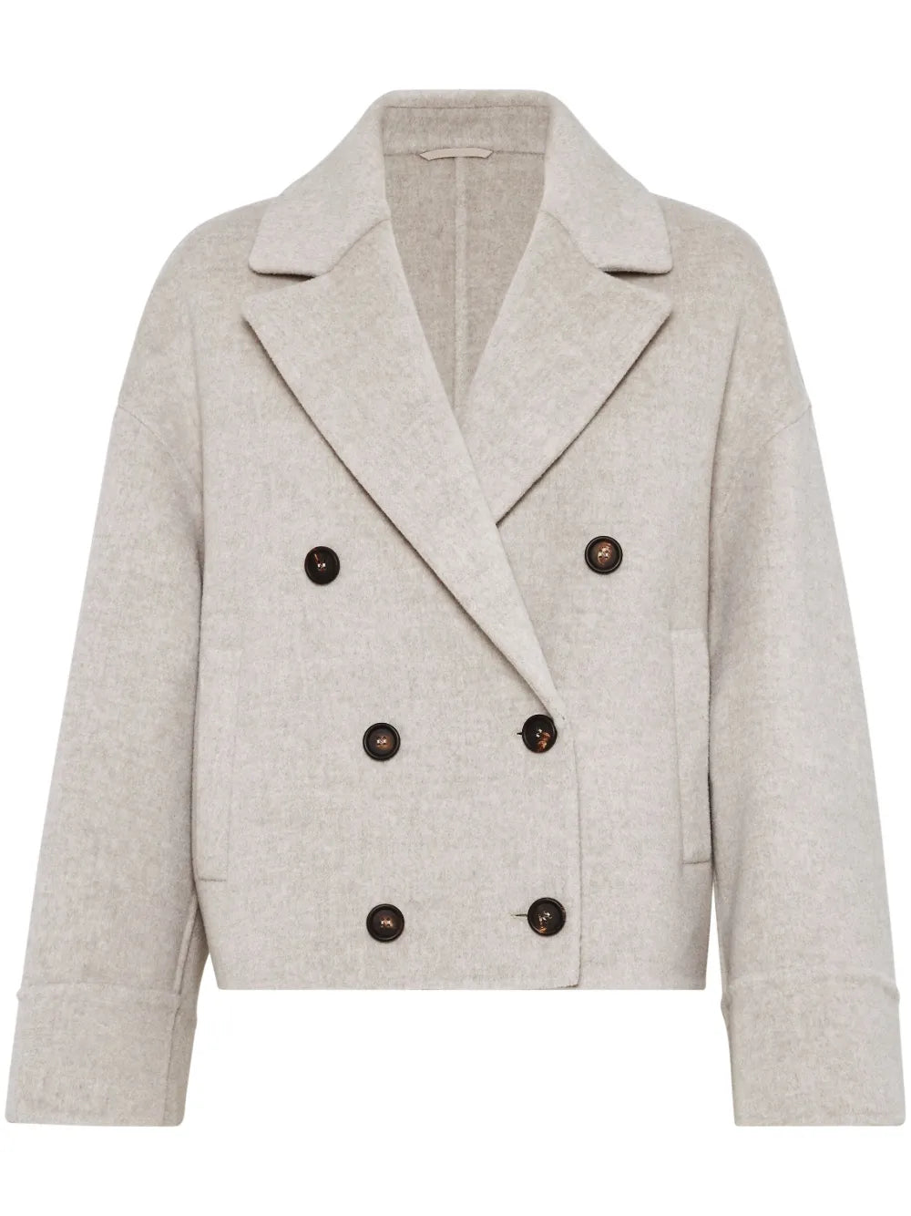Double-Breasted Peak-Lapel Jacket