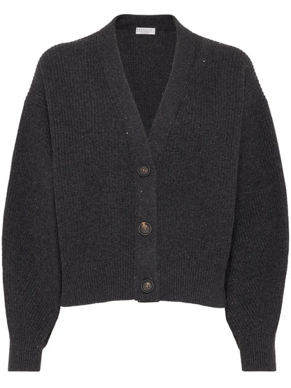 Sequin-Embellished Cardigan
