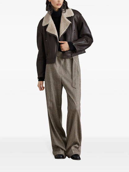 Roll-Neck Ribbed Jumper