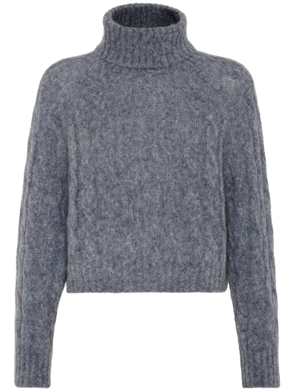 Roll-Neck Cable-Knit Jumper
