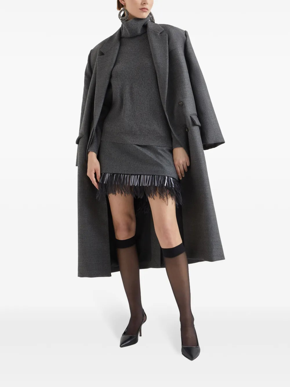 Roll-Neck Cashmere Jumper