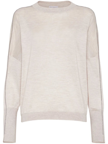 Monili-Chain Detail Sweater