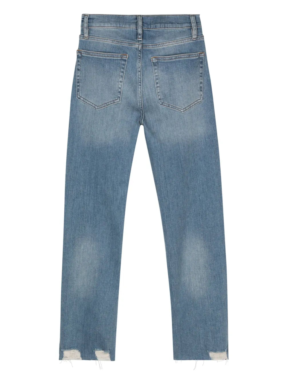 High-Rise Straight-Leg Jeans