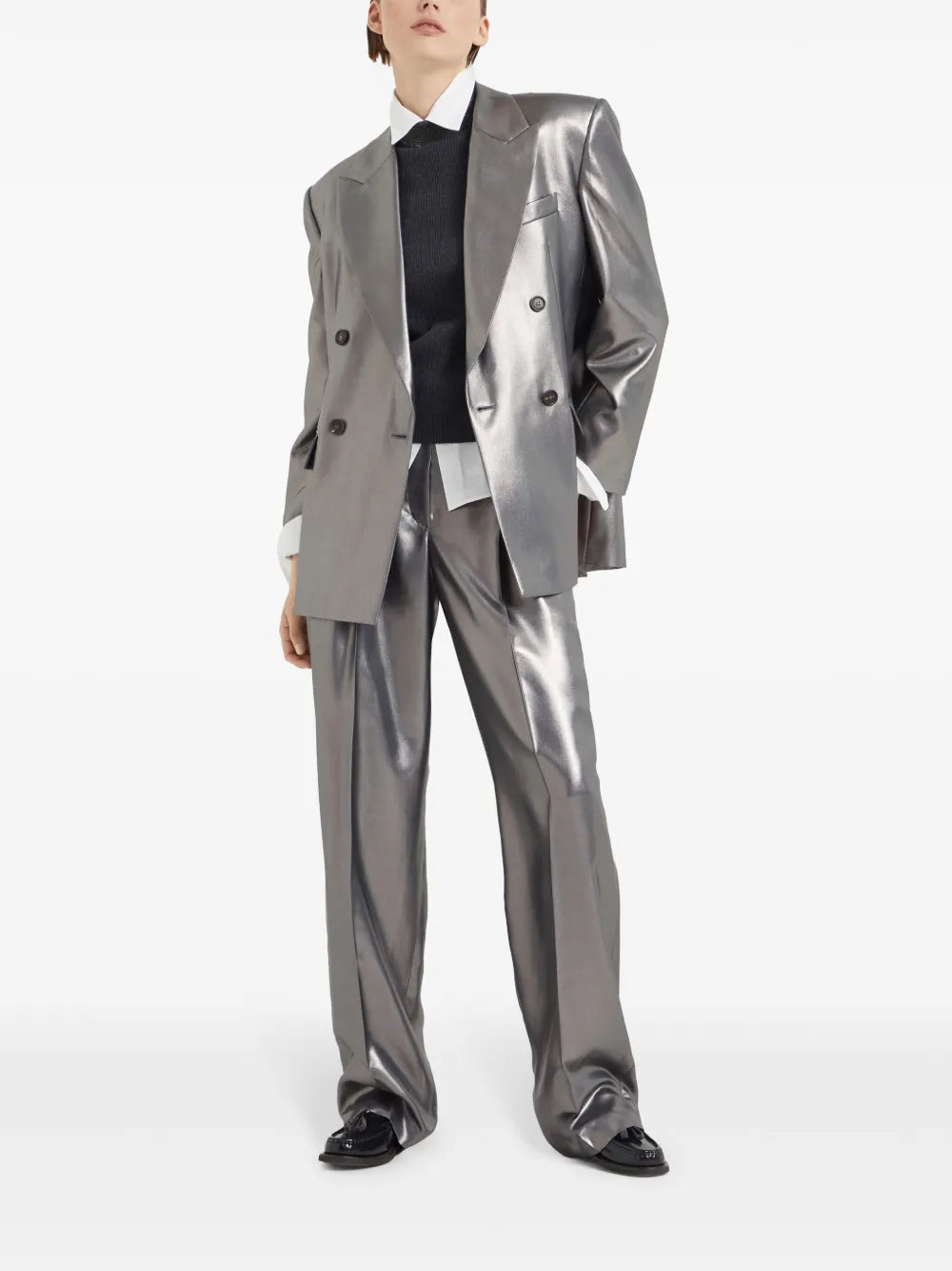 Tailored Silk Trousers