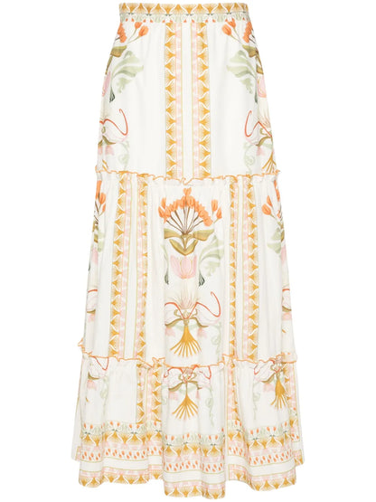 Cassia Tiered Maxi Skirt
