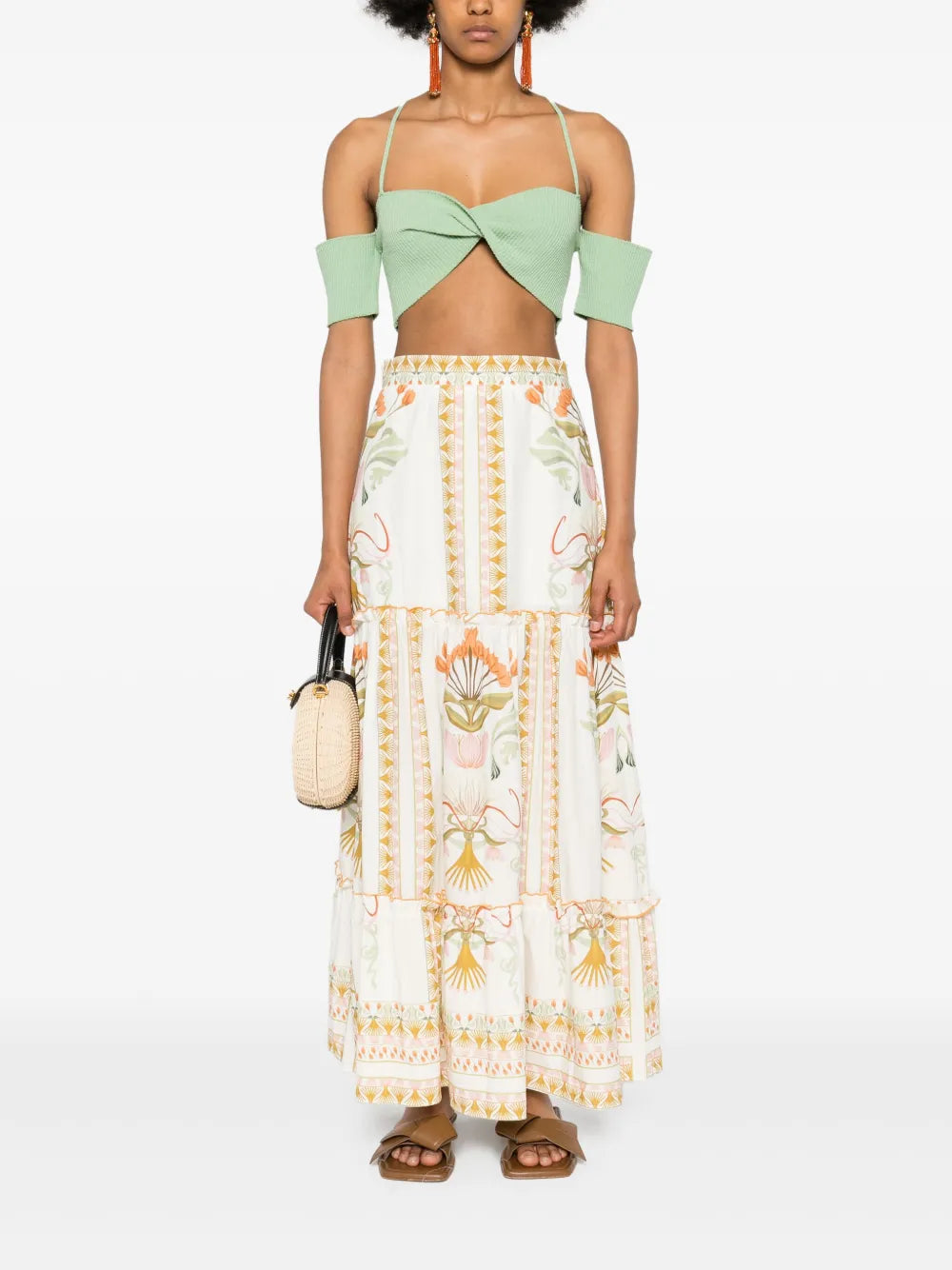 Cassia Tiered Maxi Skirt
