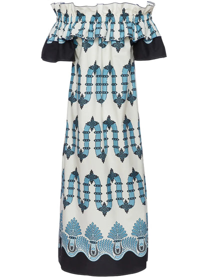 Breakfast Off-Shoulder Dress