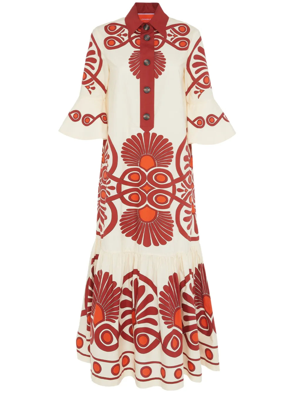 Artemic Geometric-Print Cotton Dress