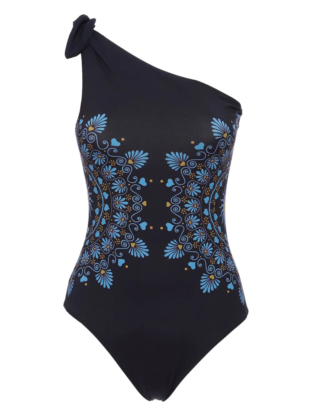 Goddess One-Shoulder Swimsuit