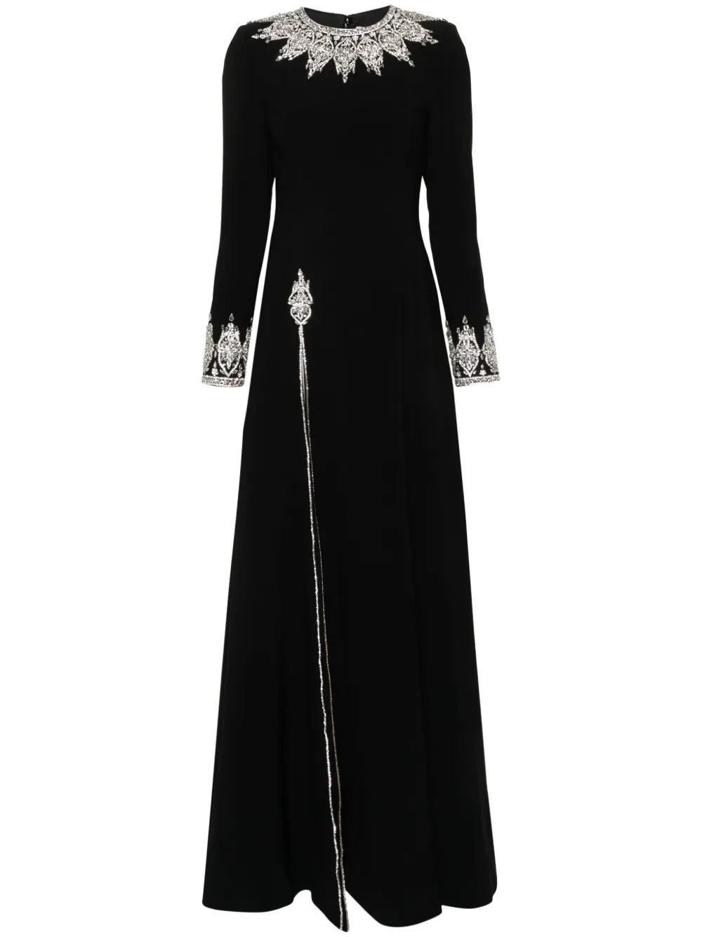 Crystal-Embellished Maxi Dress