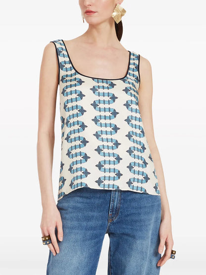 Twirl Silk Top