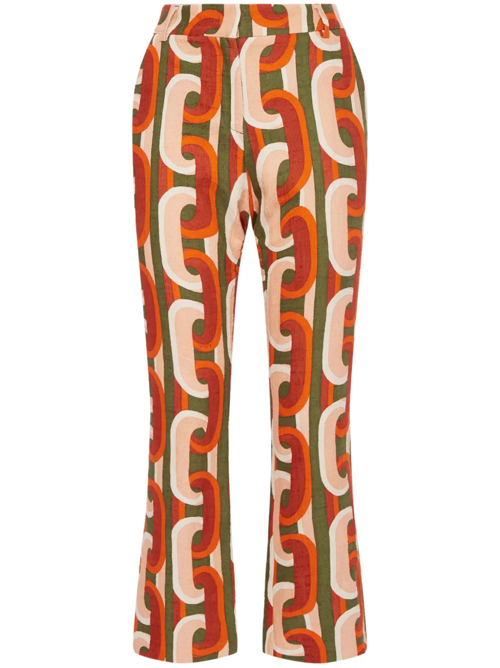 24/7 Prometheus-Print Kick-Flare Trousers