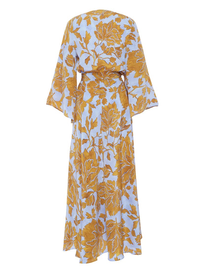 Wrap Silk Dress