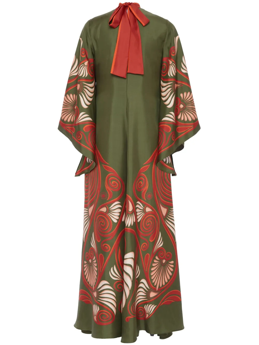 Magnifico Botanical-Print Silk Dress