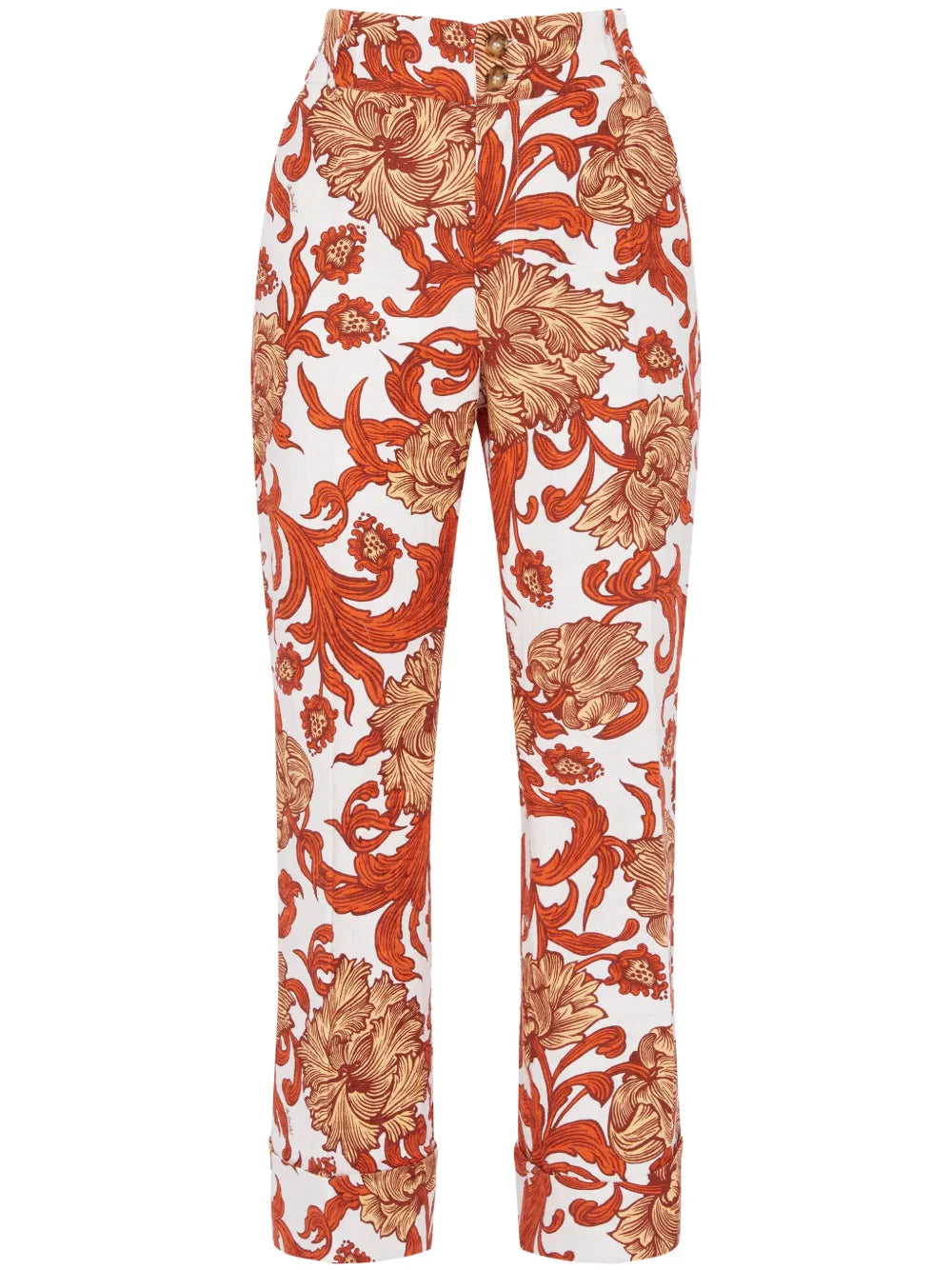 Hendrix Straight-Leg Cropped Trousers