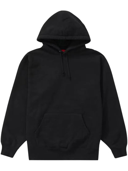 Satin-Appliqué Hoodie