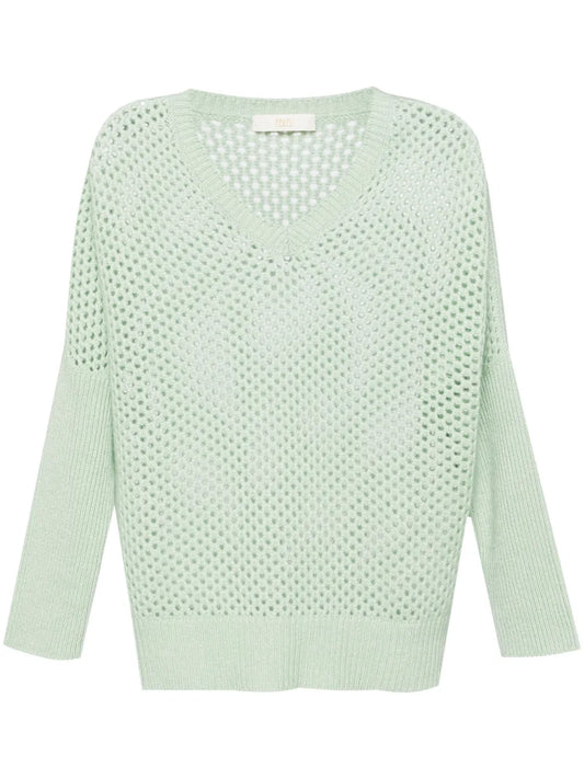 Locri Open-Knit Jumper