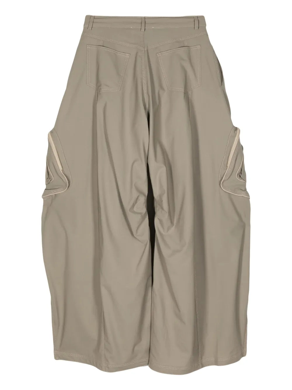 Knotted Wide-Leg Trousers