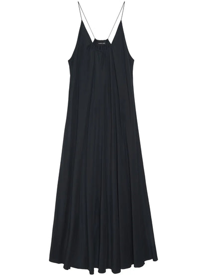 Aida Gathered Midi Dress