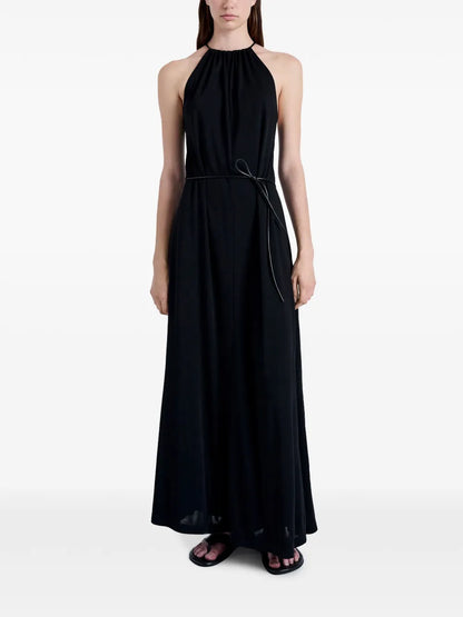 Soft-Jersey Halterneck Maxi Dress