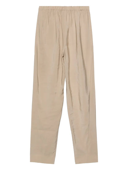 Overlapping-Panel Tapered Trousers