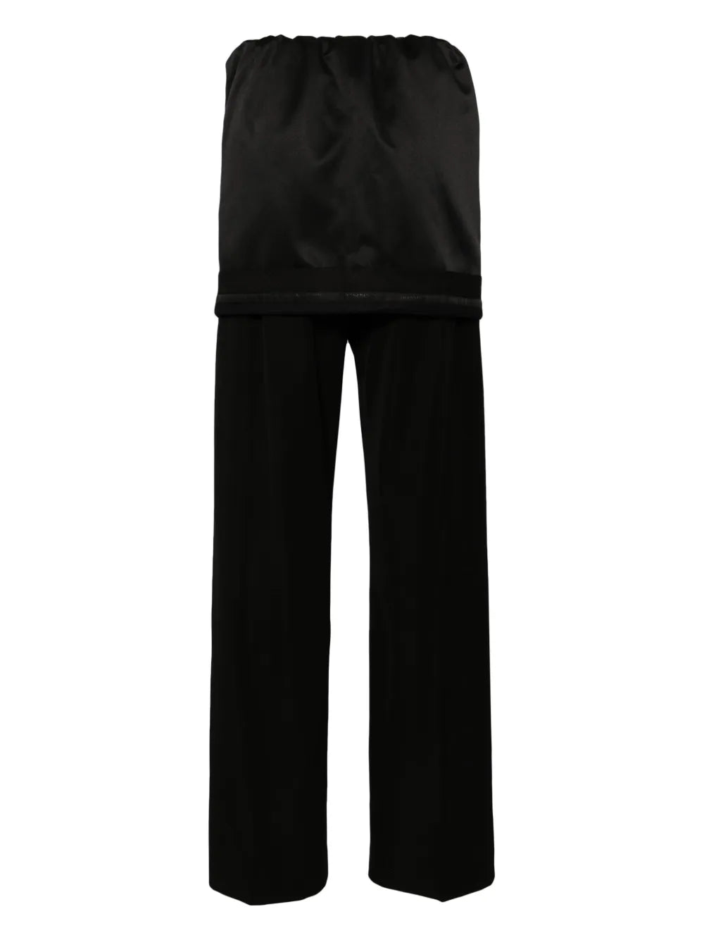 Layered Wool Track Pants