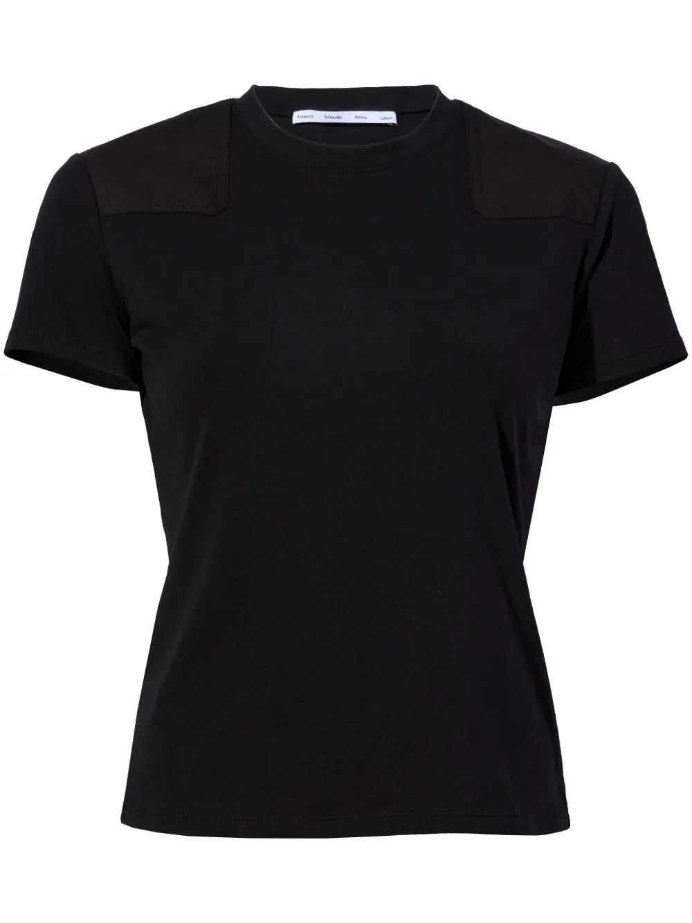 Patchwork-Detailing Cotton-Blend T-Shirt