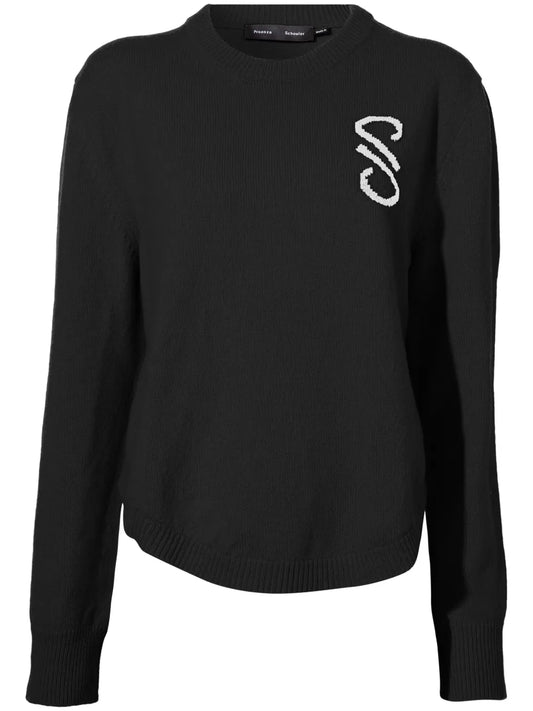 Harrison Monogram-Jacquard Jumper