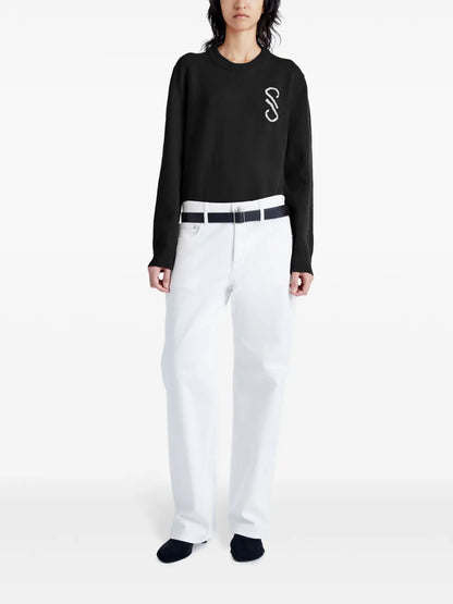 Harrison Monogram-Jacquard Jumper