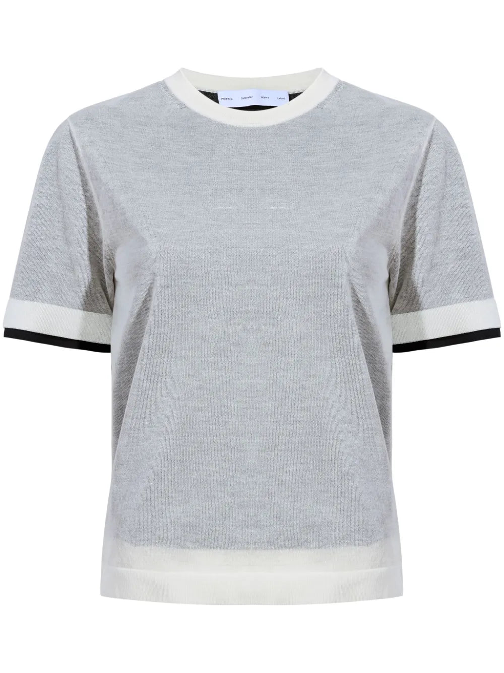 Powell Sheer-Knit Layered Top