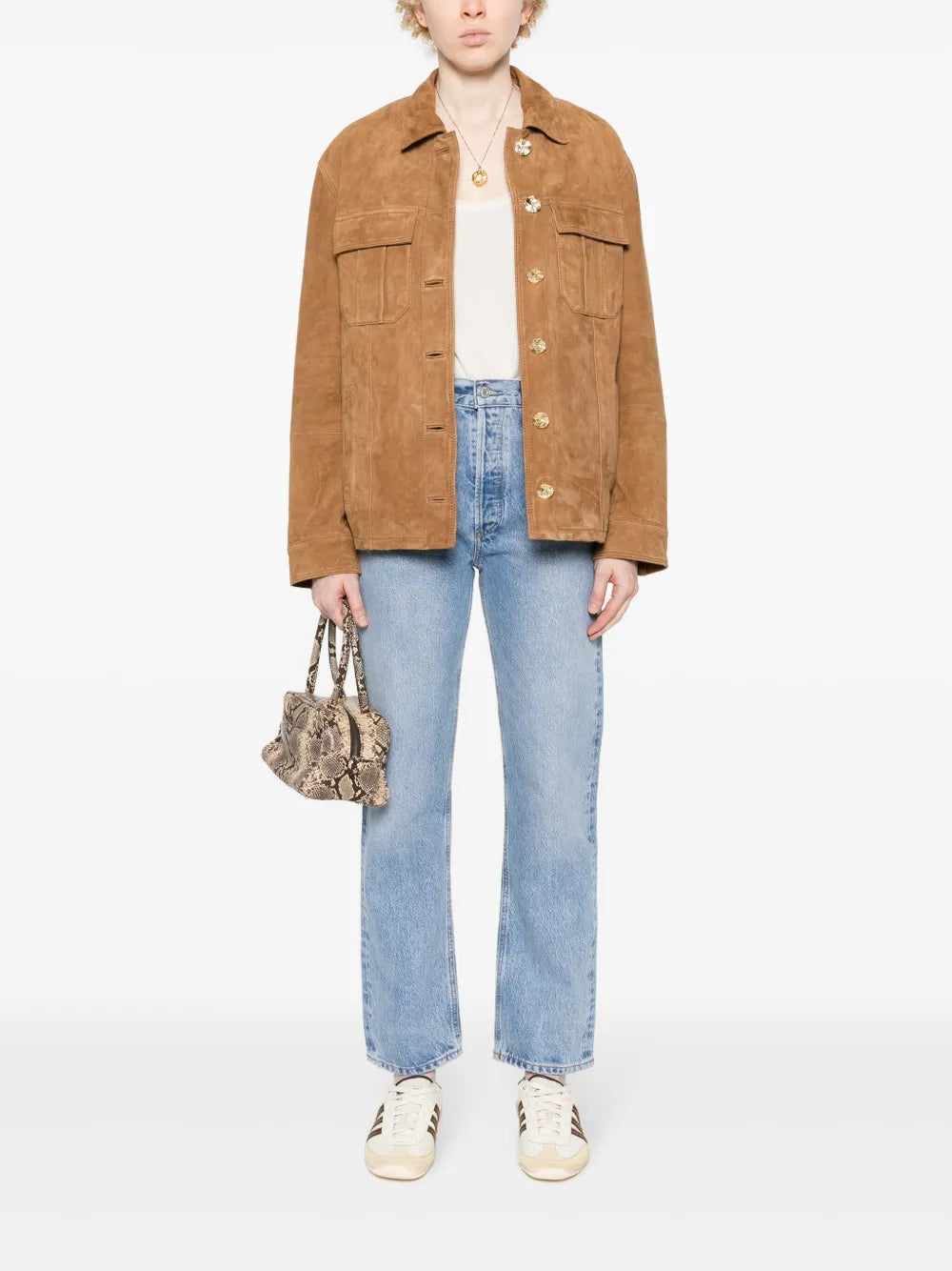 High-Rise Straight-Leg Jeans