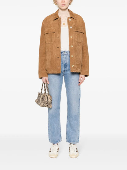High-Rise Straight-Leg Jeans