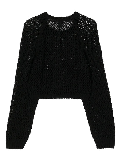 Open-Knit Jumper