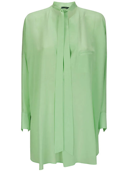 Long Sleeve Silk Shirt