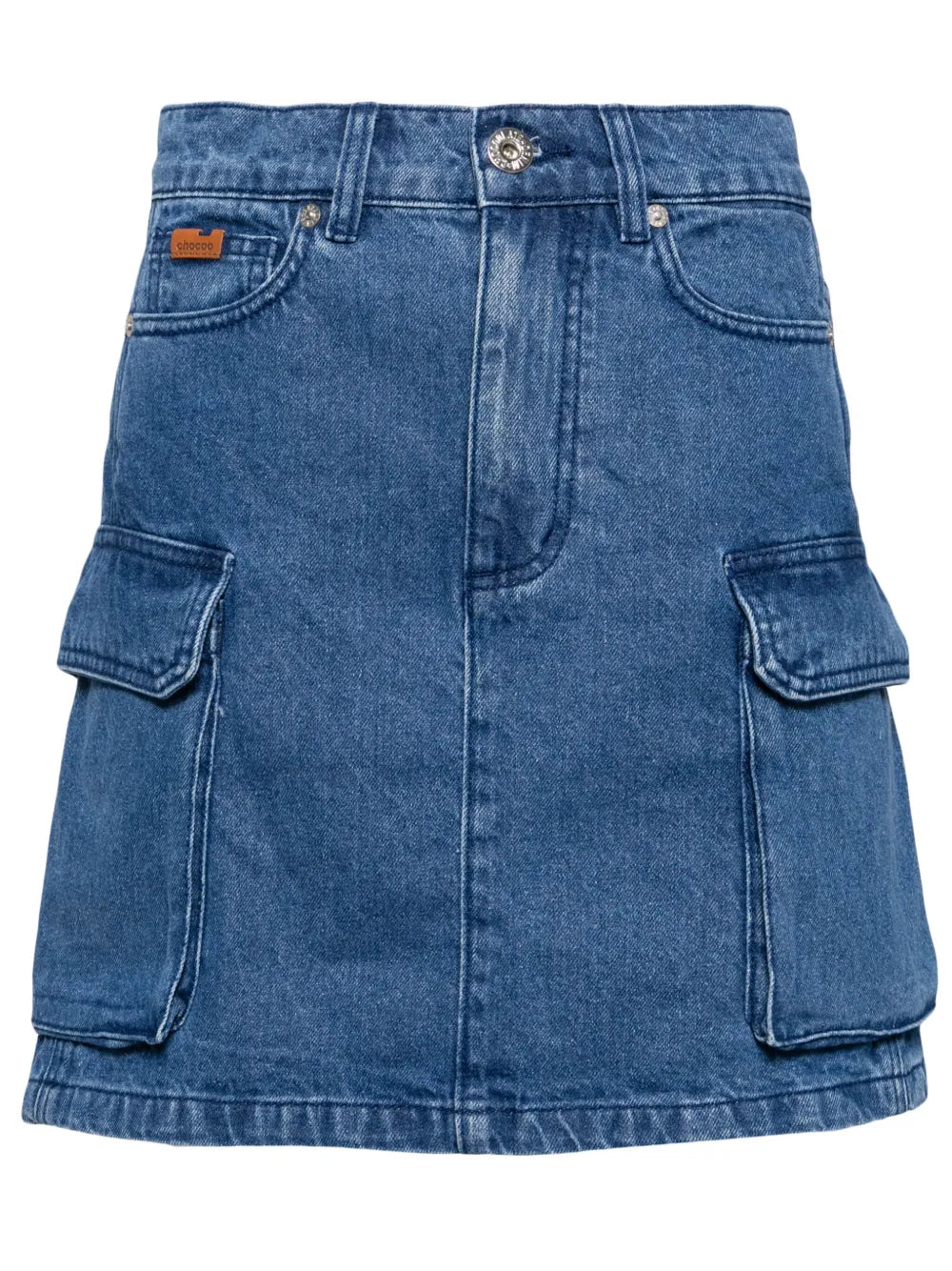 Cargo Denim Skirt
