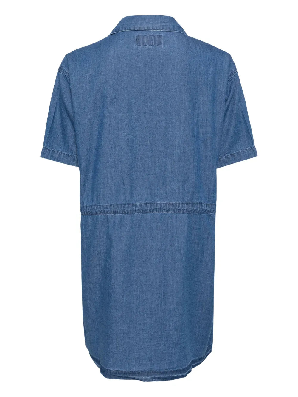 Logo-Appliqué Denim Shirtdress