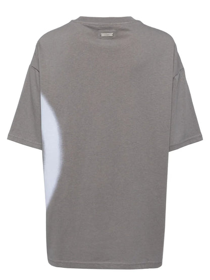 Smiley-Print Cotton T-Shirt
