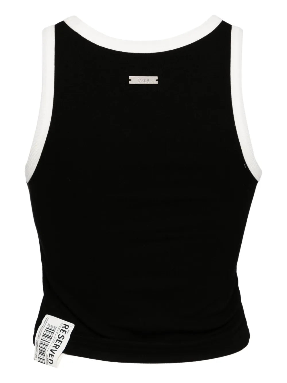 Logo-Embroidered Contrasting-Trim Tank Top