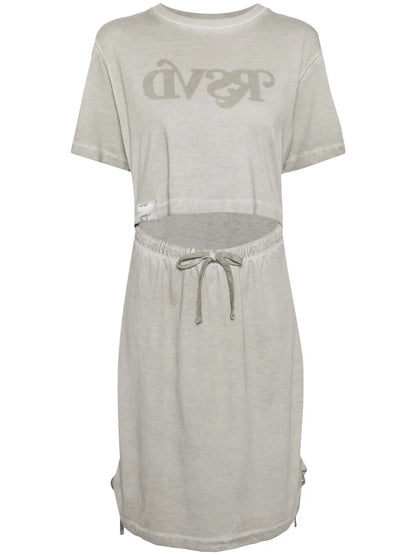 Logo-Print Short-Sleeved Dress