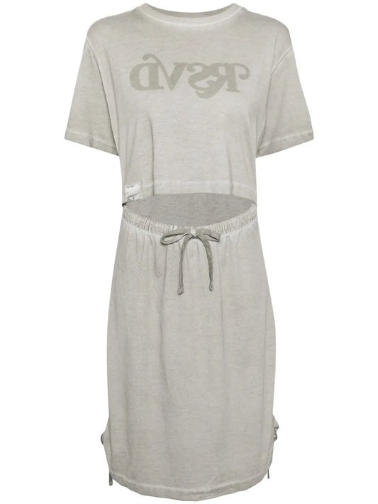 Logo-Print Short-Sleeved Dress