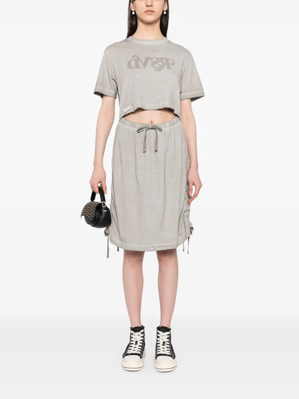 Logo-Print Short-Sleeved Dress