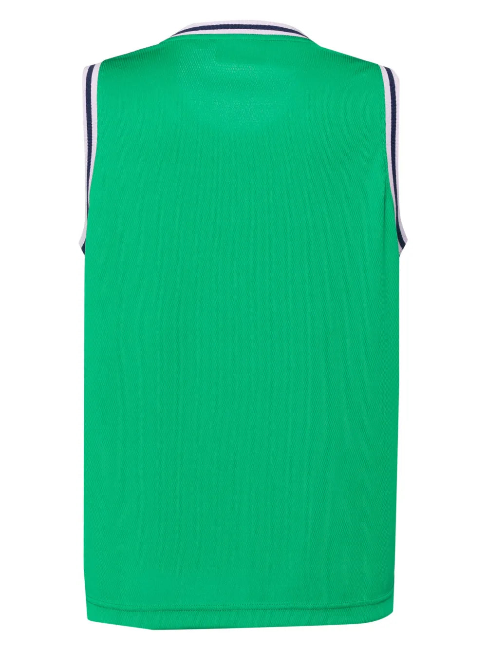 Logo-Print Contrasting-Trim Tank Top
